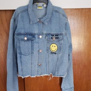 You Make Me Smile Jean Jacket 